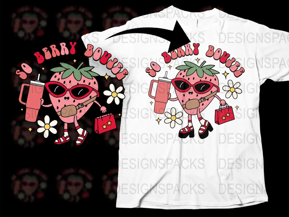 Kids Strawberry Skull T-Shirt, Quirky Fruit Character Tee, Fun Summer Graphic Shirt, Unique Children's Clothing, Bright Colors