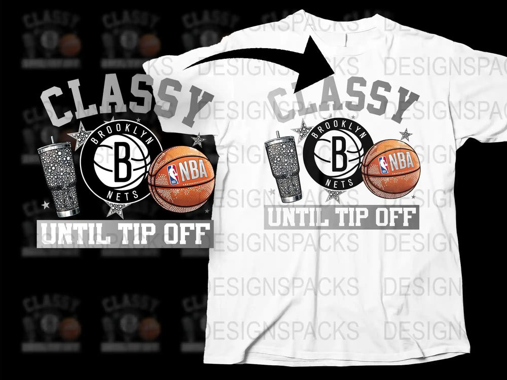 Brooklyn Nets NBA T-Shirt, Classy Basketball Fan Apparel, Unisex Sports Tee, Game Day Outfit