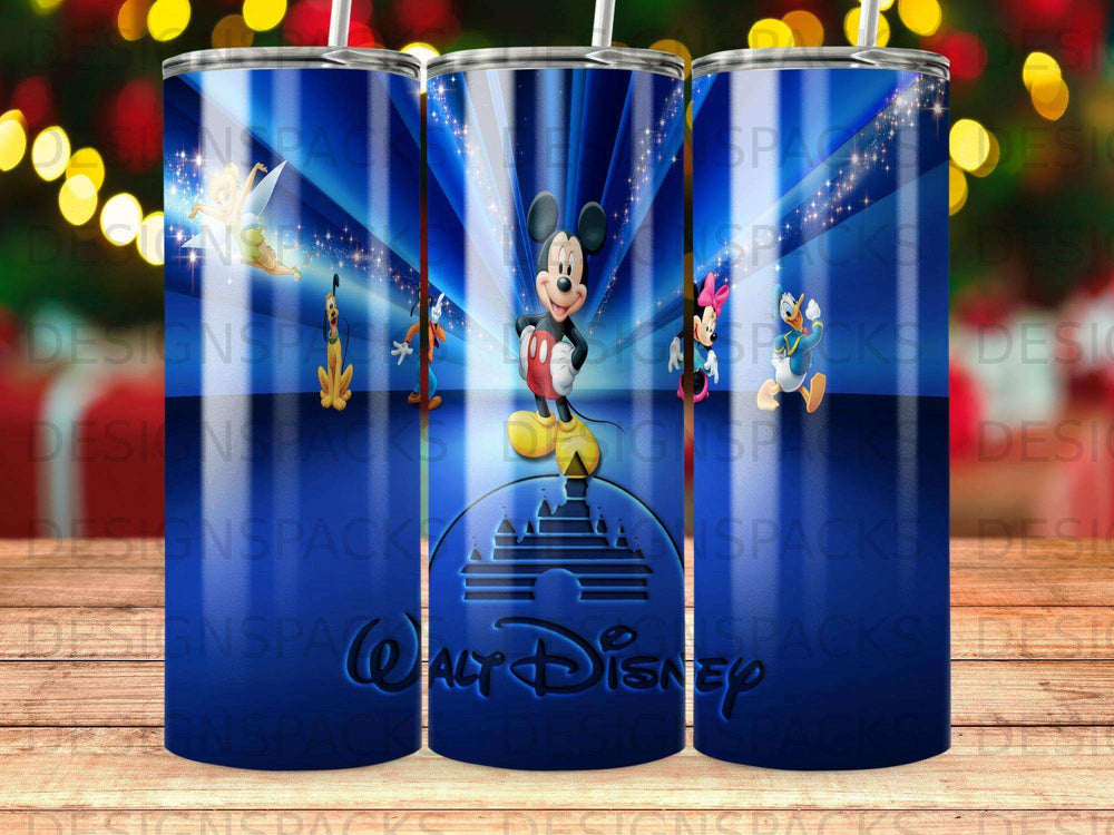Mickey Mouse and friends celebrate at Walt Disney World.