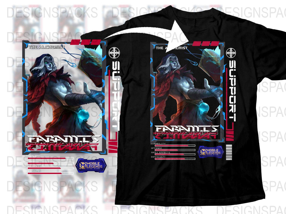Fanart Alchemist Graphic Tee, Anime Inspired T-Shirt, Cyberpunk Style, Vibrant Colors, Unisex Clothing