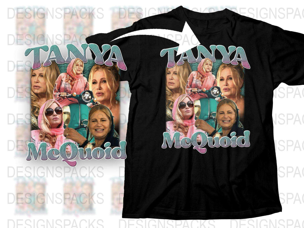 Tanya McQuoid T-Shirt, The White Lotus Inspired Tee, Fan Art Graphic Shirt, Multiple Images Design, Trendy Pop Culture Apparel