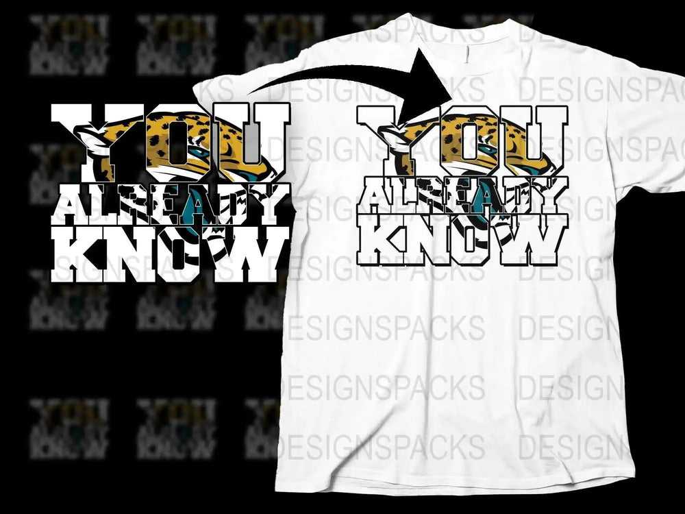 Bold Statement T-Shirt 'You Already Know' Leopard Print Graphic Tee for Men and Women