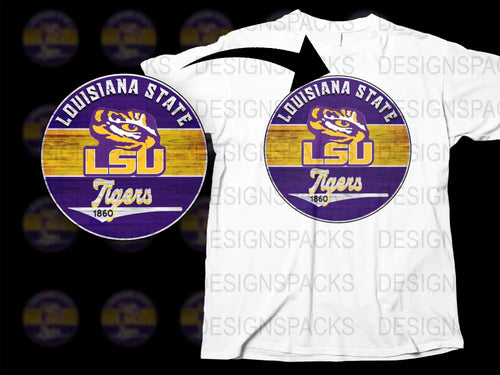 LSU Tigers T-Shirt, Louisiana State University Logo, Purple and Gold, College Sports Apparel, Fan Gear, Unisex Graphic Tee
