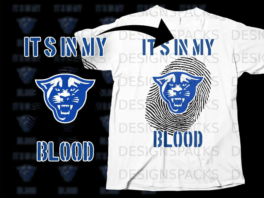 It's In My Blood Panther Graphic T-shirt