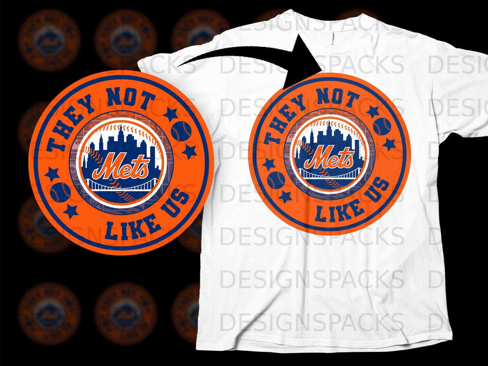 They Not Like Us New York Mets Design T-shirt