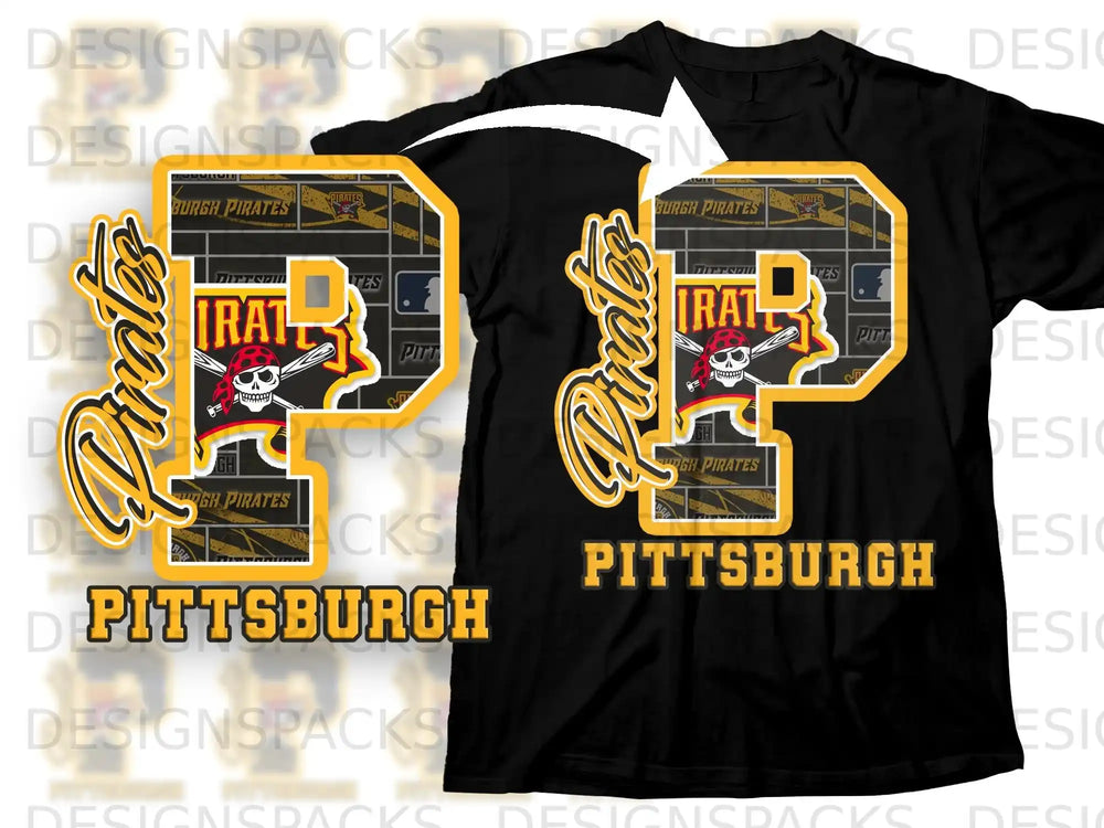 Pittsburgh Pirates P Shirt Vintage Style Baseball Apparel