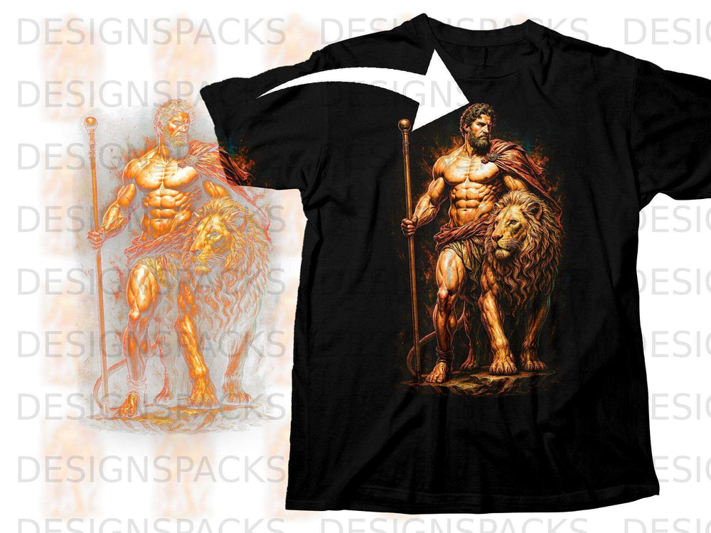 Golden Reign Digital Art Halftone Png Digital Download
