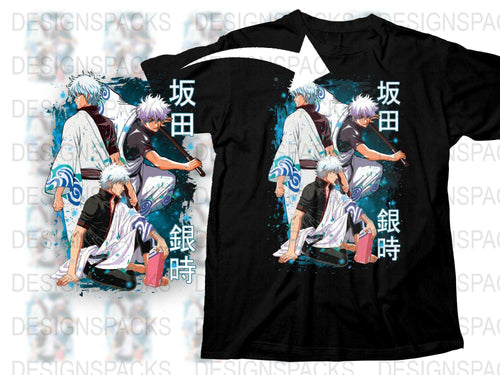 Anime Graphic T-Shirt, Cool Teen Boy Print, Stylish Manga Tee, Unique Casual Wear, Vibrant Colors, Collector's Item