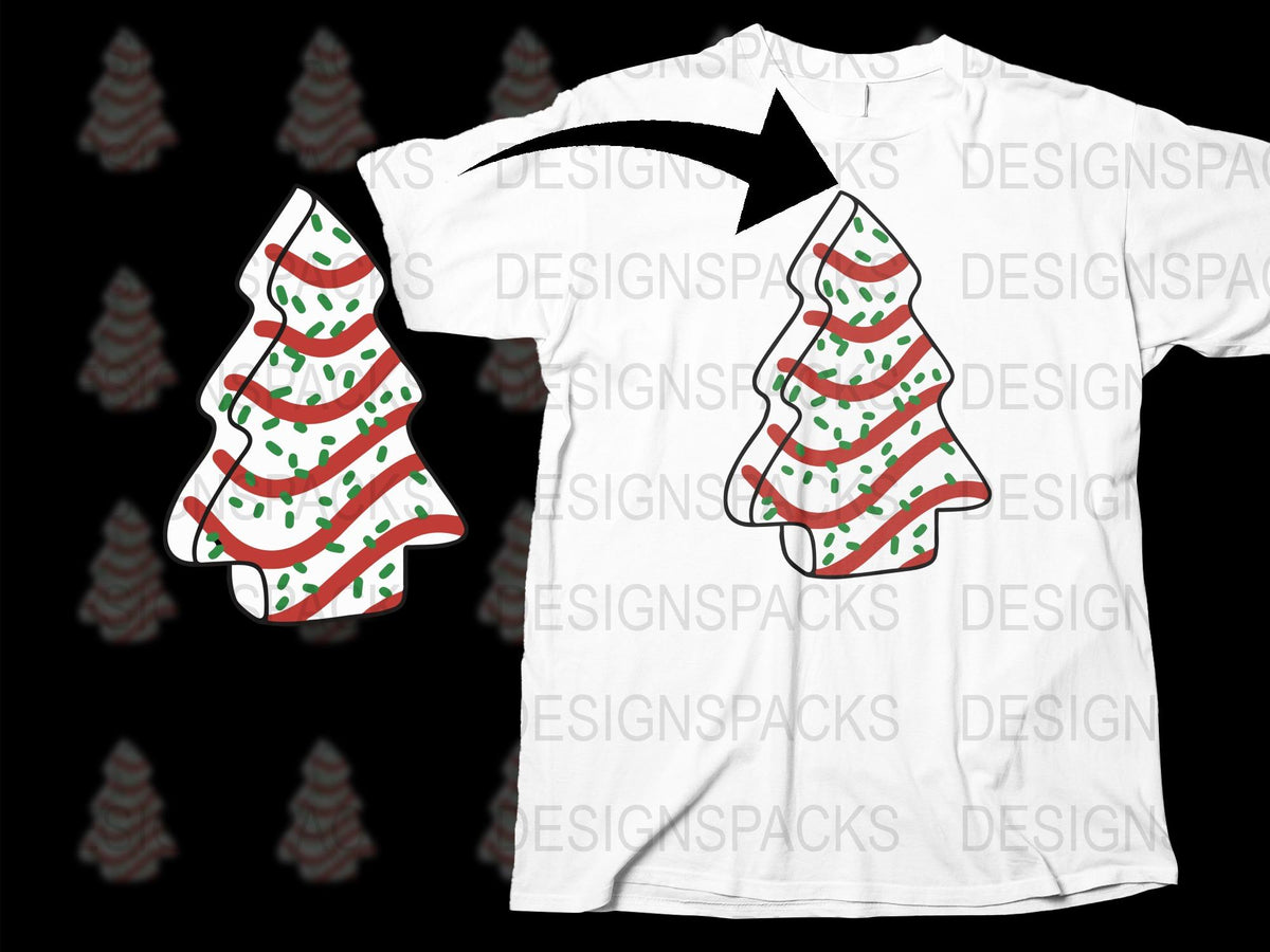 Festive Christmas Tree T-Shirt, Holiday Graphic Tee, Red Green Stripes, Casual Holiday Wear for All Ages