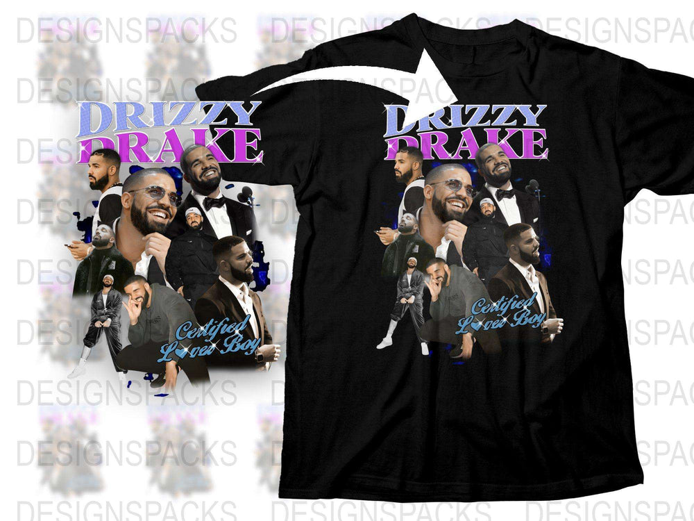 Drake Inspired Graphic T-Shirt, Certified Lover Boy Album Art Tee, Hip Hop Music Fan Apparel