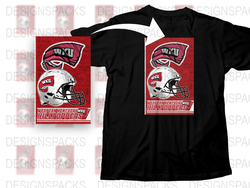 Western Renegades Football Team T-Shirt, Black and Red Sports Tee, Athletic Apparel, Fan Gear