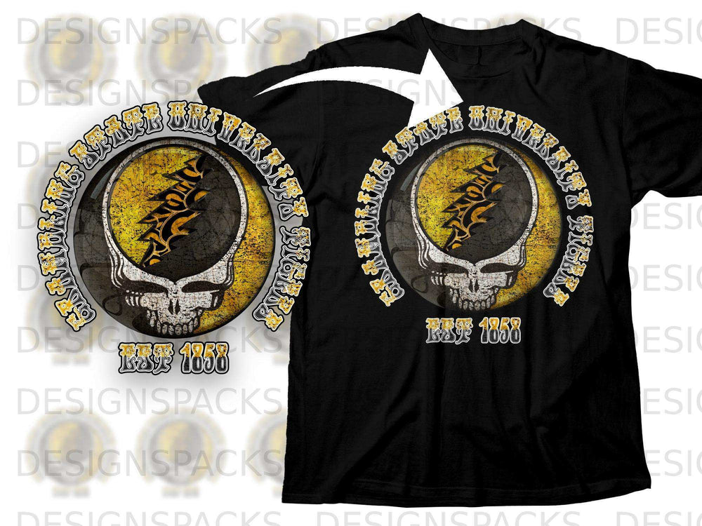 Grateful Dead University Skull Graphic Tshirt