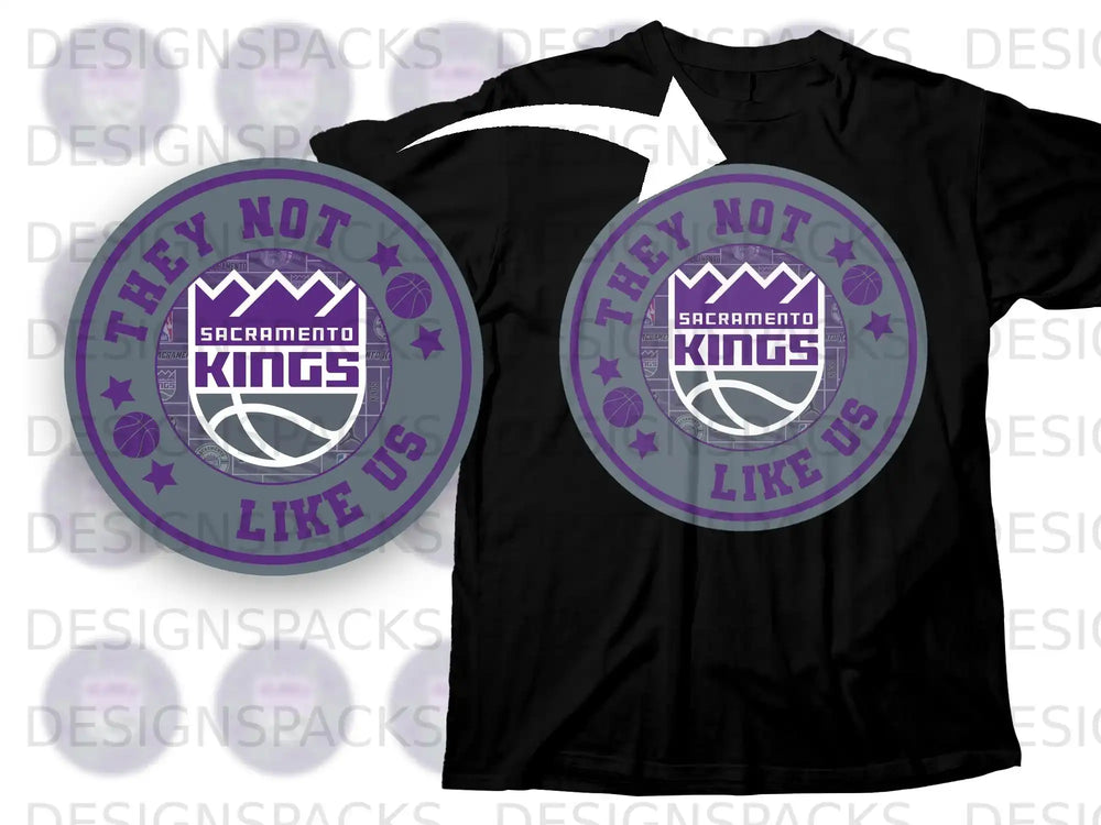 Sacramento Kings They Not Like Us Basketball Tee