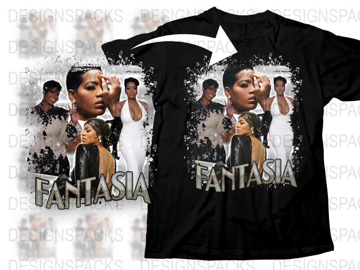 Fantasia Graphic T-Shirt, Stylish Female Portrait Tee, Trendy Pop Art Design, Modern Fashion Top