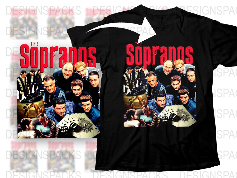 The Sopranos T-Shirt, Classic TV Show Graphic Tee, Vintage Mafia Style, Fan Gift Idea