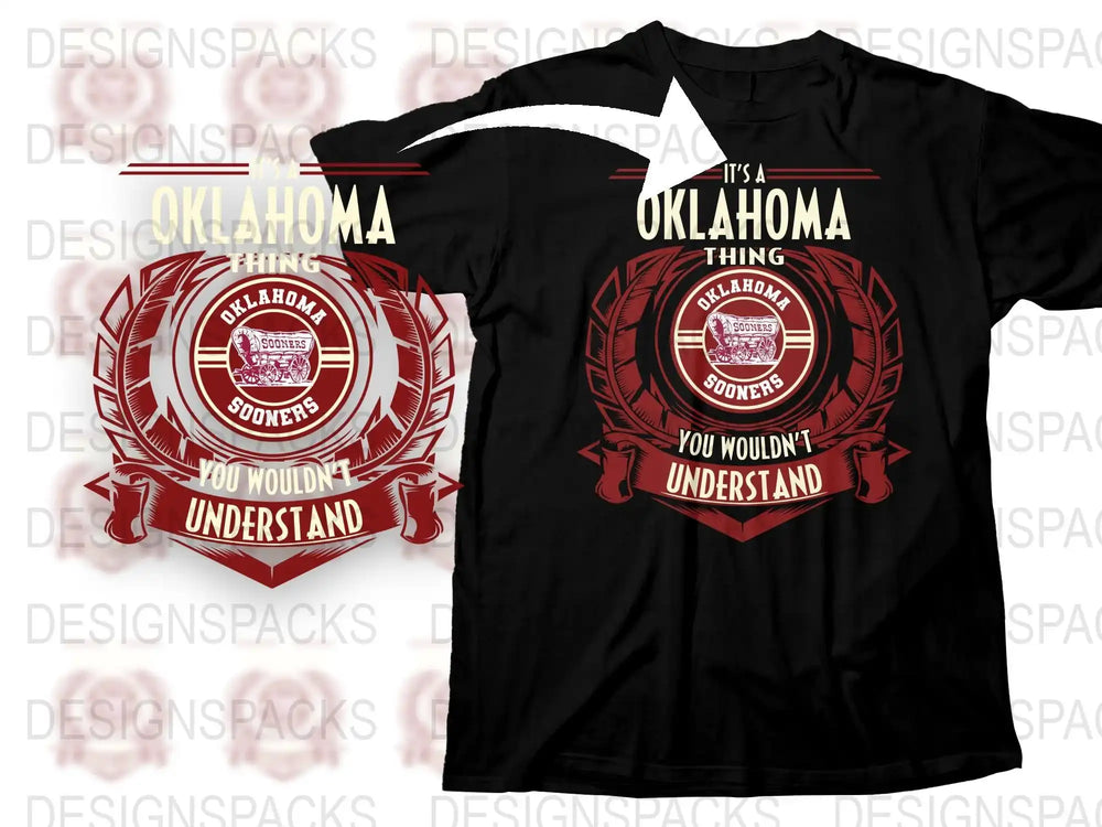 Oklahoma Themed T-Shirt, It's an Oklahoma Thing, Graphic Tee, Unisex Adult Clothing, State Pride T-Shirt, Unique Design Tee
