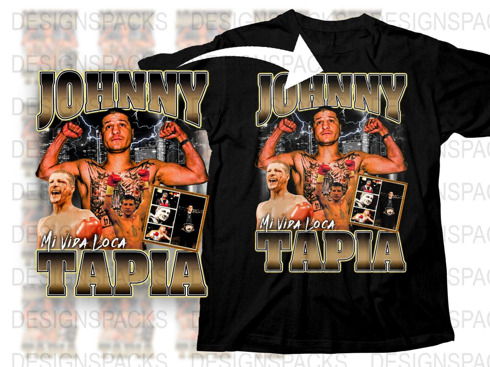 Johnny Tapia Mi Viva Loca Vintage Boxing T-Shirt, Retro Fighter Tee, Unisex Sports Memorabilia Apparel