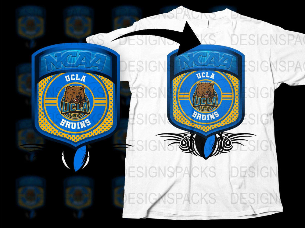 UCLA Bruins T-Shirt NCAA College Sports Team Logo Graphic Tee Unisex Fashion