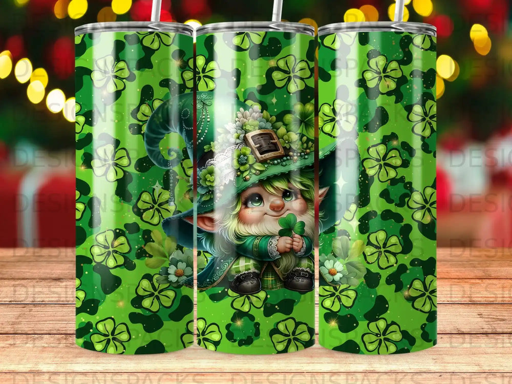 Cute Leprechaun Gnome Green Shamrocks St Patrick Day product type