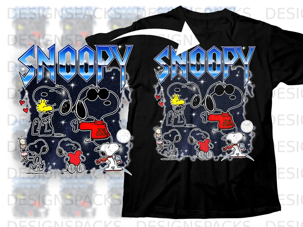 Snoopy Joe Cool and Friends Graphic T-shirt