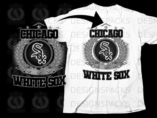 Chicago White Sox Logo Graphic Design Shirt