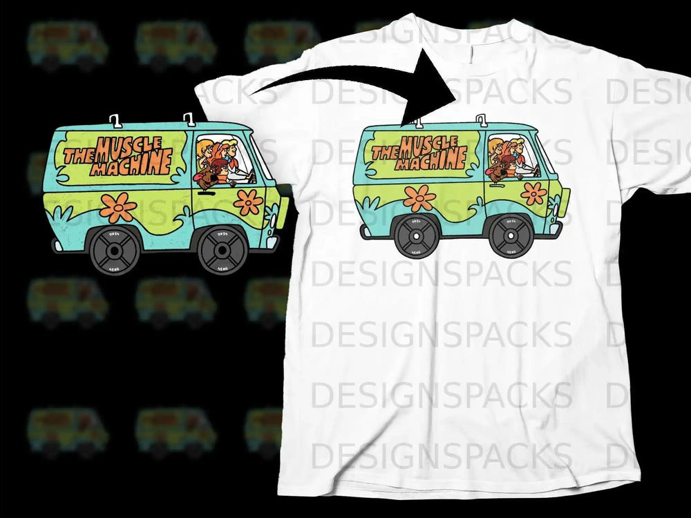 The Muscle Machine Van Graphic Unisex T-Shirt