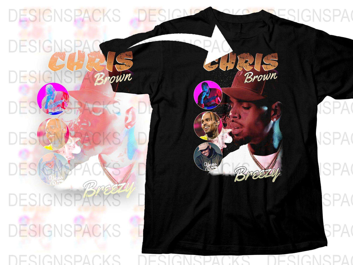 Artist Inspired Graphic T-Shirt, Colorful Portrait Design, Music Fan Apparel, Unique Gift Idea