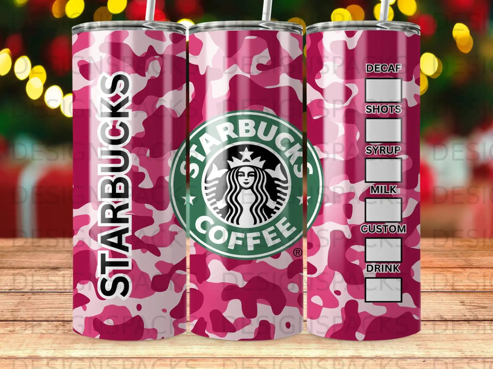 Starbucks Coffee Pink Camouflage Decaf Shots product type