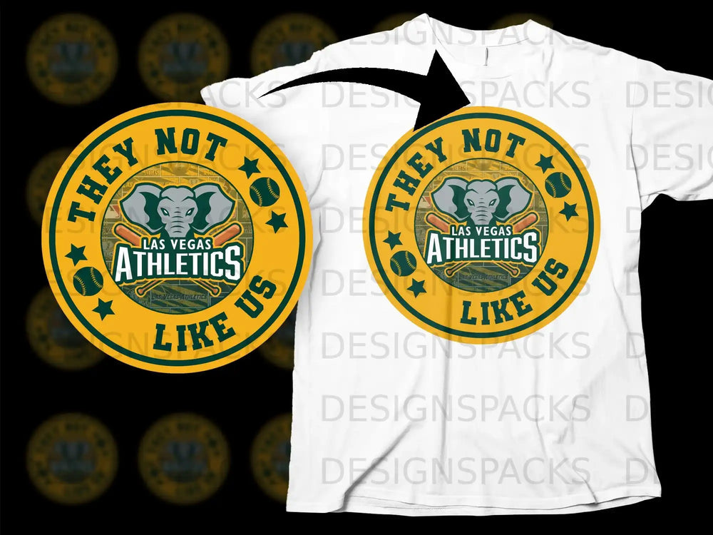 They Not Like Us Las Vegas Athletics T-shirt