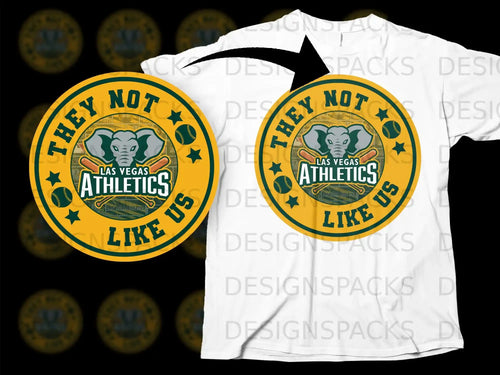 They Not Like Us Las Vegas Athletics T-shirt