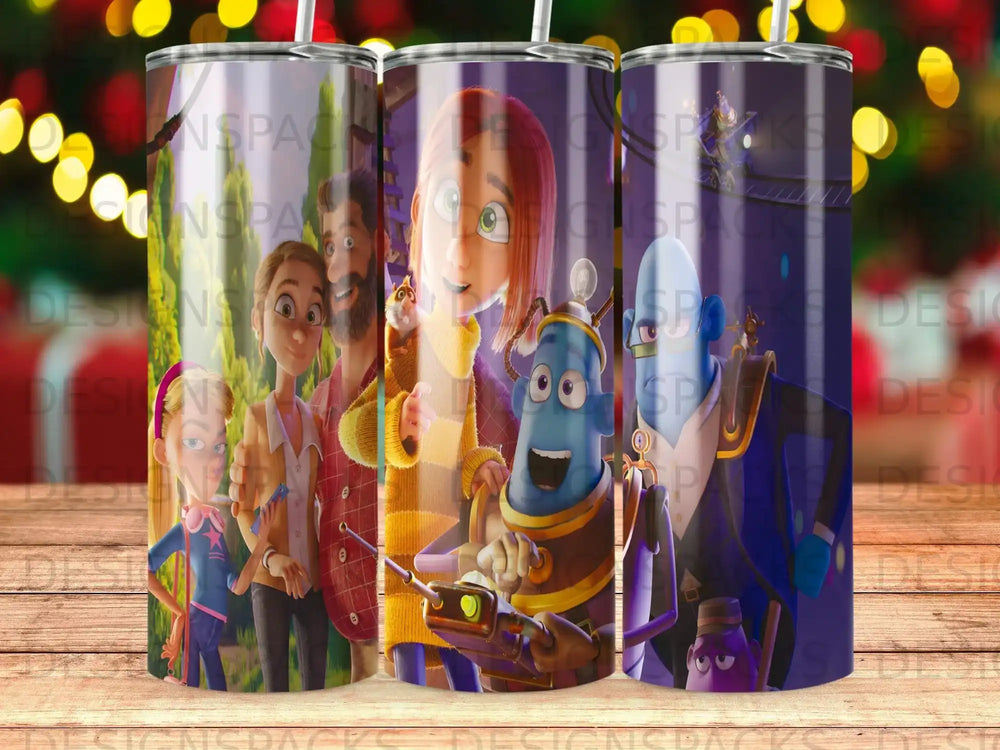 Animated Robot Friends Movie Characters Tumbler product type