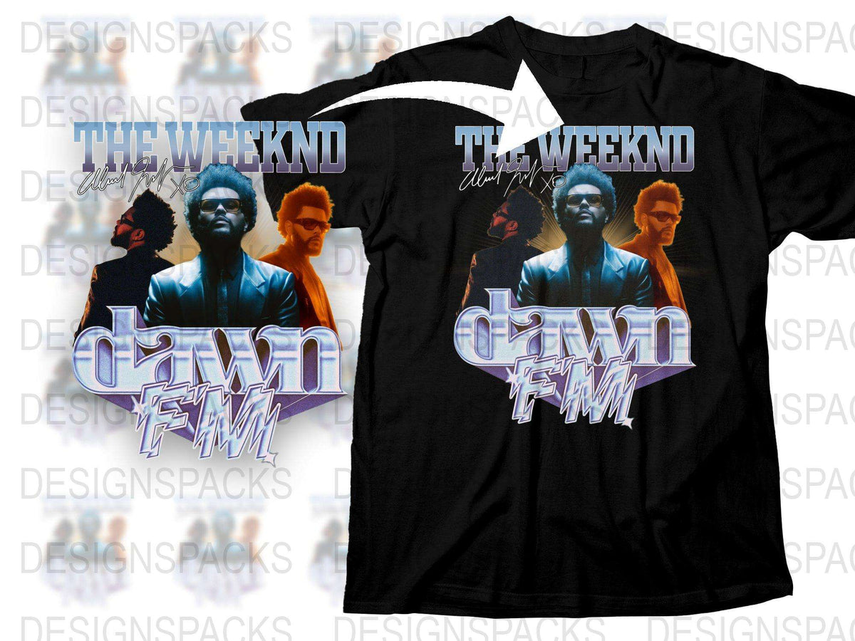 The Weeknd Dawn FM Album Inspired Graphic T-Shirt, Music Fan Merch, Pop Culture Tee, Unisex Fashion