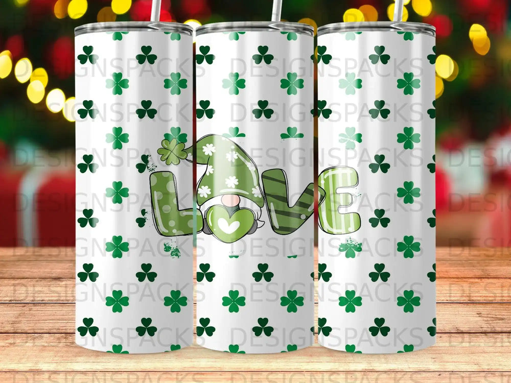 St Patricks Day Gnome Love Shamrocks Green Clover product type