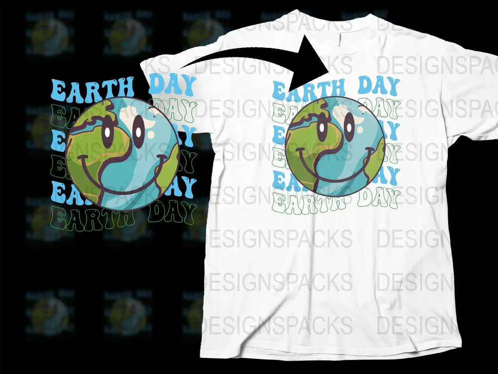 Earth Day T-Shirt, Cute Planet Crying Design, Eco-Friendly Awareness Tee, Unisex Graphic Shirt for All Ages