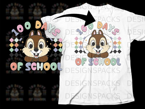 Chipmunk graphic with 