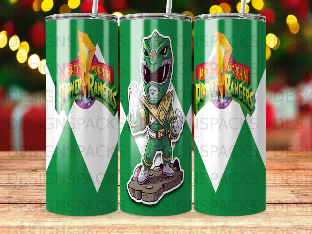 Mighty Morphin Power Rangers Green Ranger in a dynamic pose.