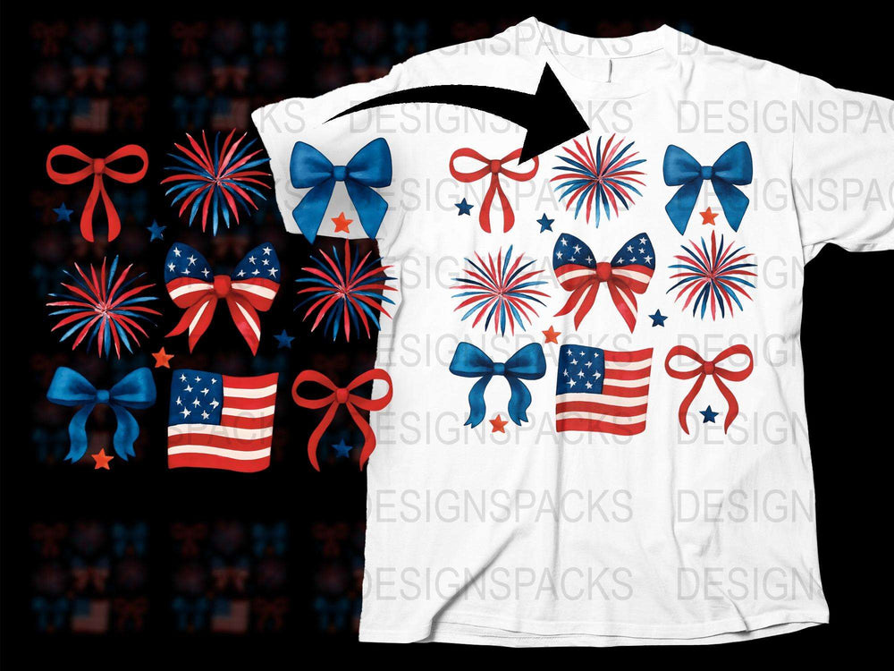 Patriotic T-Shirt USA Flag and Fireworks Design, Fourth of July Independence Day Apparel, Unisex American Tee