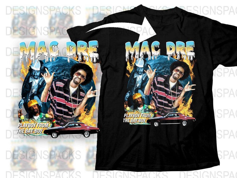 Vintage Mac Dre T-Shirt, Hip Hop Legend Graphic Tee, Retro Rap Music Shirt, Unisex Fashion Top