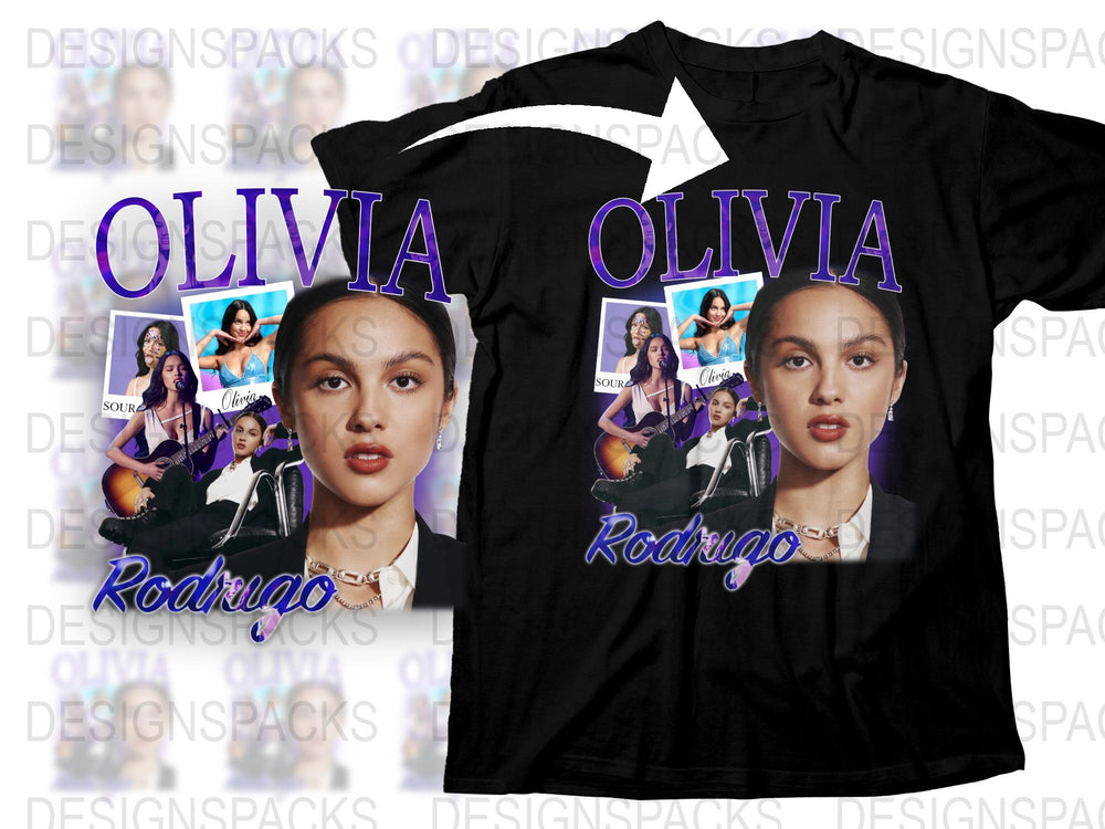 Olivia Rodrigo Inspired T-Shirt, Pop Star Fan Merch, Graphic Tee, Music Artist Apparel