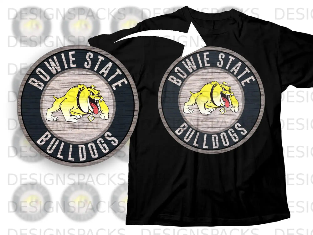 Bowie State Bulldogs Graphic T-Shirt Apparel