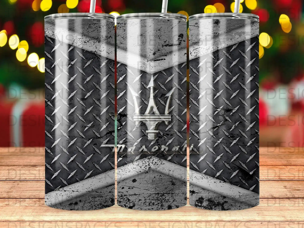 Maserati Trident Diamond Plate Drink Tumbler product type