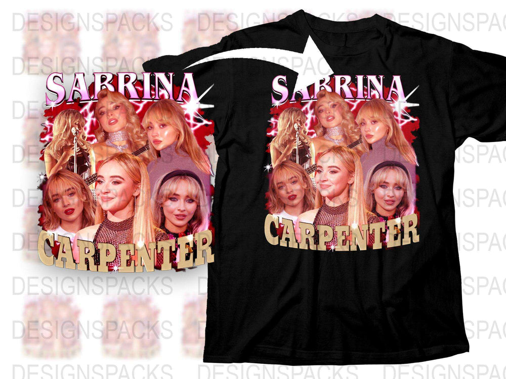 Sabrina Carpenter Fan T-Shirt, Multiple Poses Graphic Tee, Music Pop Star Merch, Trendy Celebrity Shirt Design