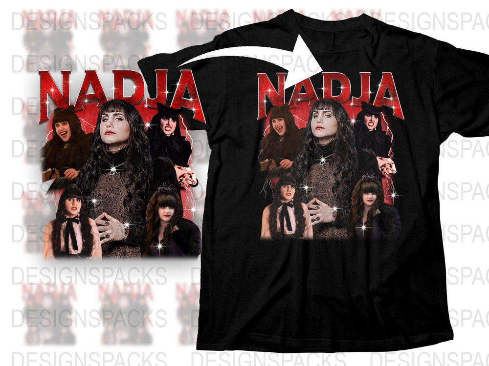 Nadja Graphic T-Shirt, Vintage Band Tee, Unisex Rock Music Shirt, Retro Concert Fashion, Soft Cotton, Multiple Sizes Available
