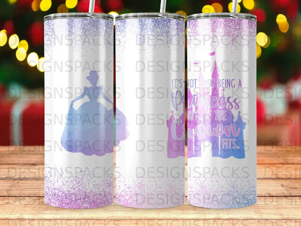 It's Not Easy Being A Princess Crown Fits Glitter product type