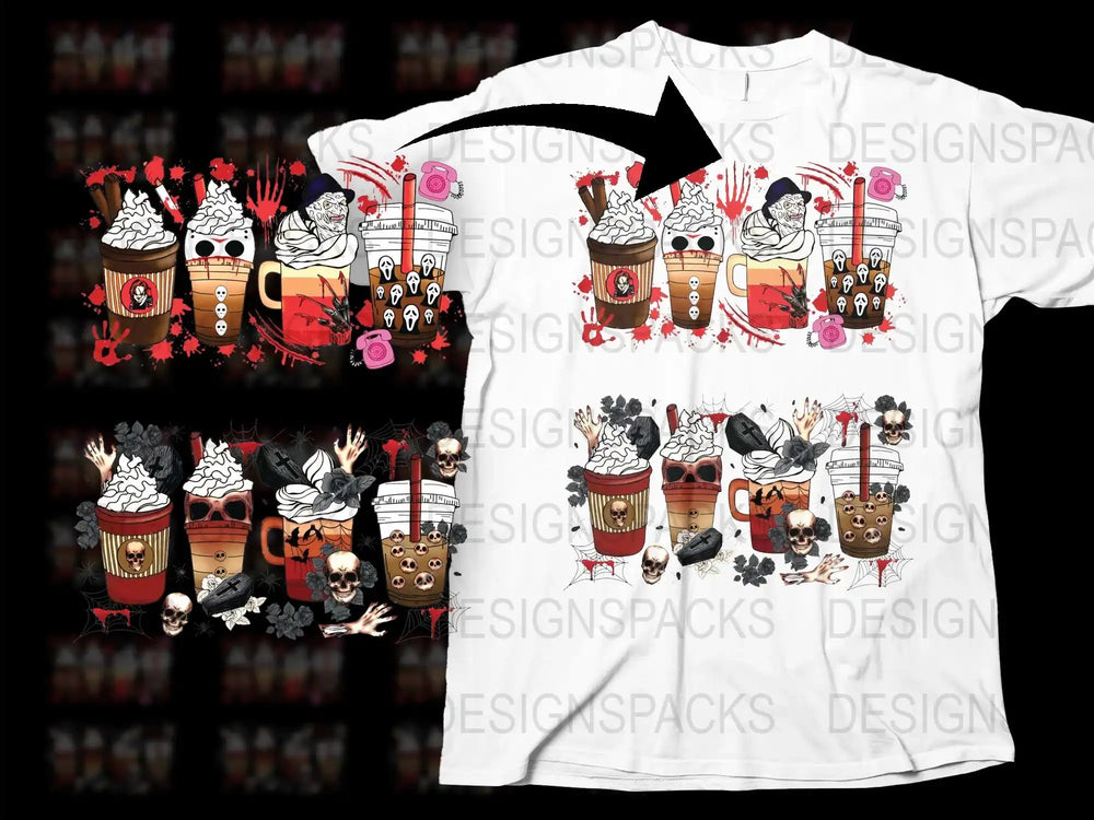 Trendy Music Instrument Skull Design T-Shirt, Unique Graphic Rock Band Tee, Casual Unisex White Top