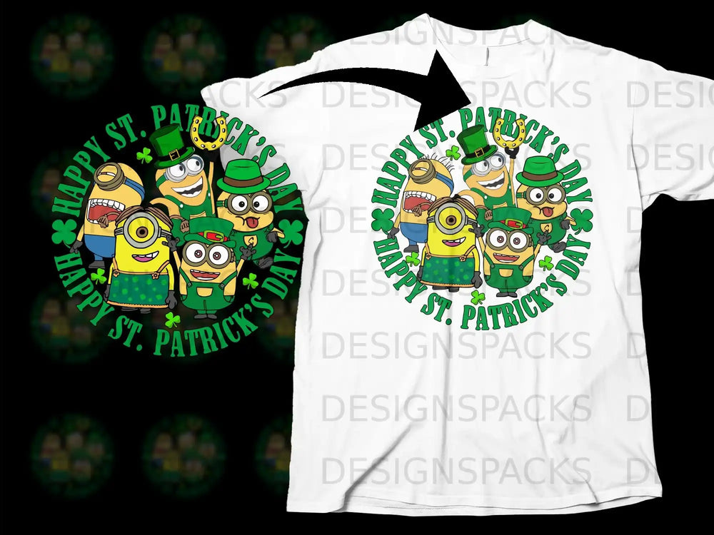 Minions Happy St Patricks Day Clover Leprechaun product type
