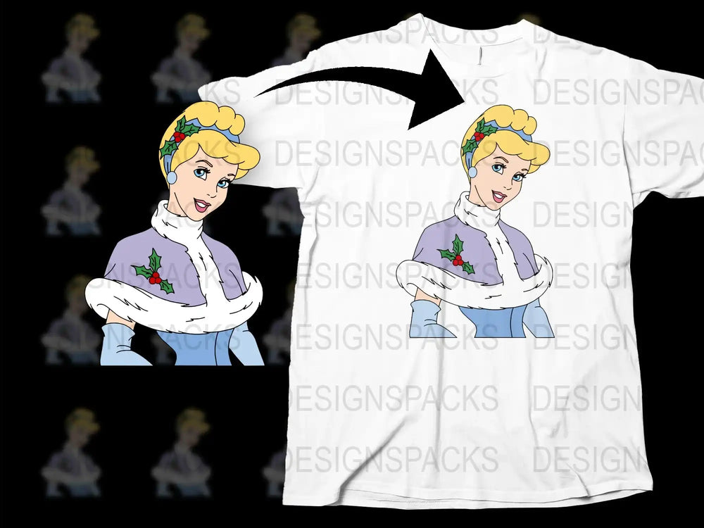 Vintage Cinderella Graphic T-Shirt, Retro Disney Princess Tee, Unique Fairy Tale Fashion, Casual Women's Clothing