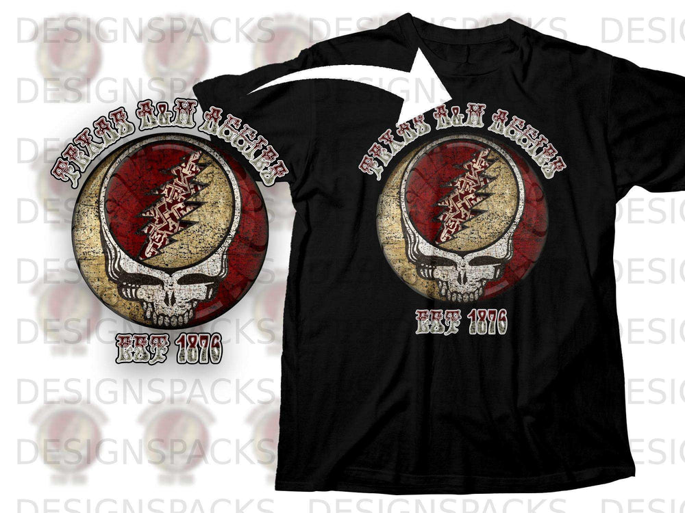Relax All Access Skull Logo Est 1976 T-Shirt