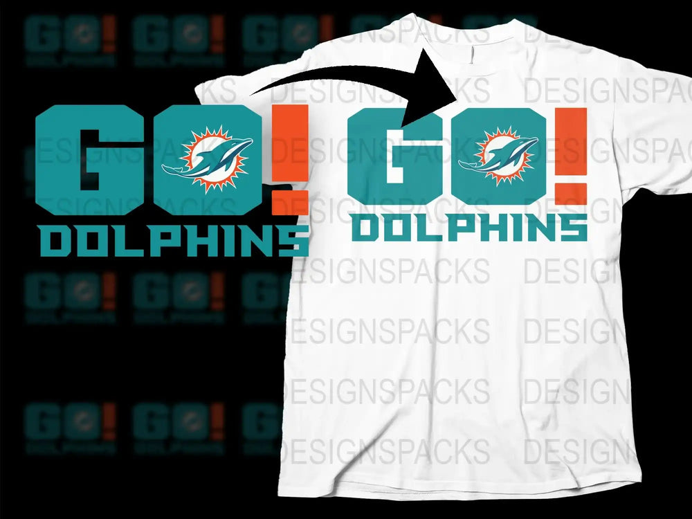 Miami Dolphins T-Shirt Vintage Logo Graphic Tee Sports Apparel Football Fan Gear Unisex Cotton Top