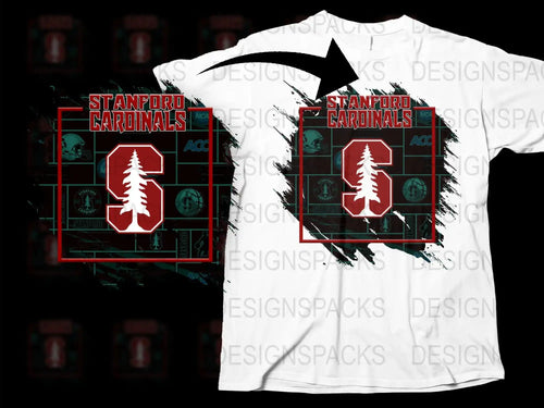 Stanford Cardinals T-Shirt, College Sports Apparel, Red and White Graphic Tee, Unisex Casual Wear
